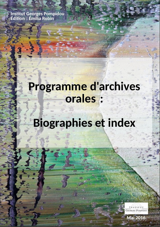 Catalogue des entretiens format PDF